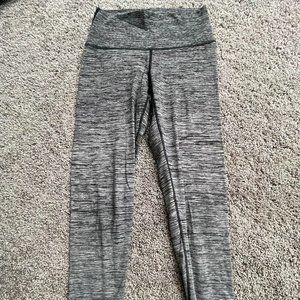 Aerie Black & White Fleece Lined Leggings